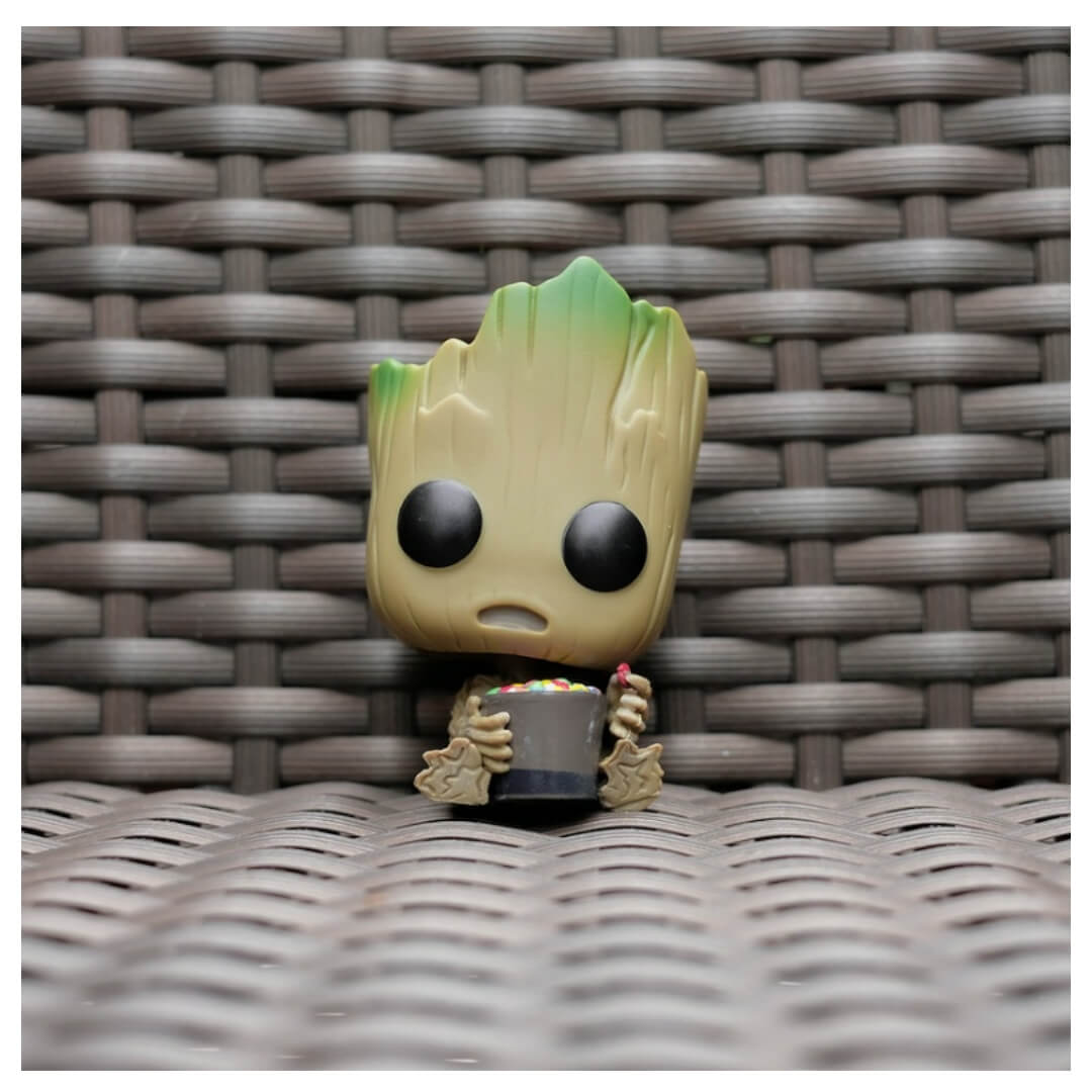 funko pop groot filme guerra infinita da marvel