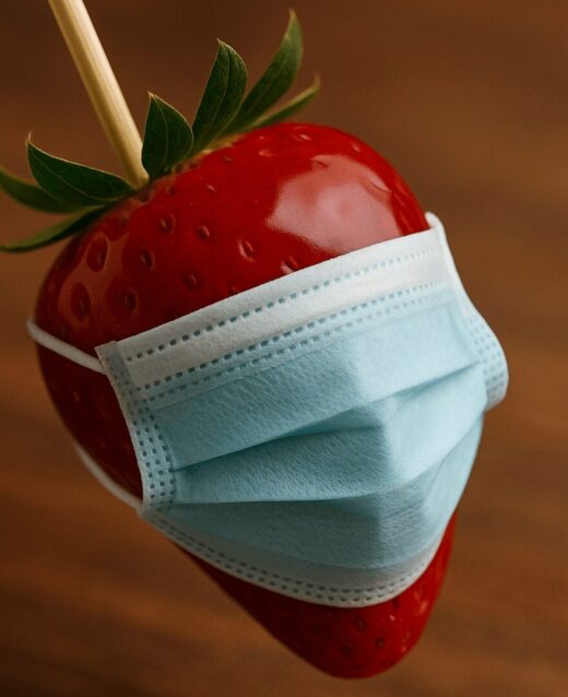 os riscos do morango do amor